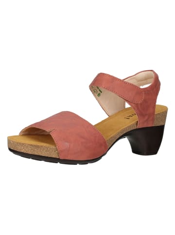 Think! Leren haksandalen lichtroze