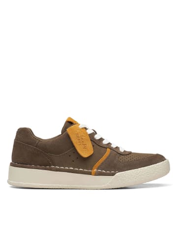 Clarks Leren sneakers "CraftCup Court" bruin