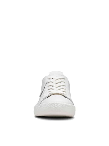 Clarks Leder-Sneakers "CraftCup Walk" in Weiß