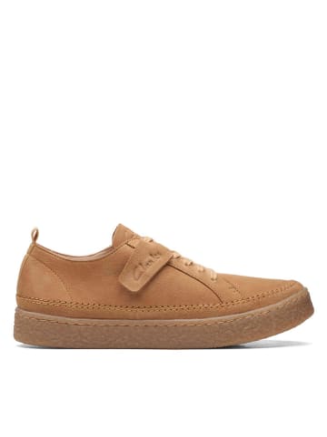 Clarks Sneakers "Barleigh Lace" cognackleurig