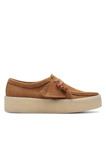 Clarks Veterschoenen "Wallabee Cup" cognackleurig