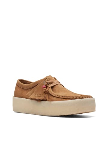 Clarks Veterschoenen "Wallabee Cup" cognackleurig