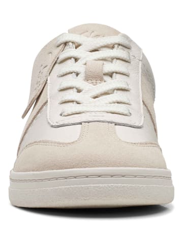 Clarks Leren sneakers "CraftMatch" crème/beige