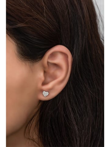 Heliophilia Silber-Ohrstecker mit Edelsteine