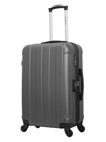 BlueStar Hardcase-Trolley "Napoli" in Anthrazit - (B)41 x (H)65 x (T)26 cm
