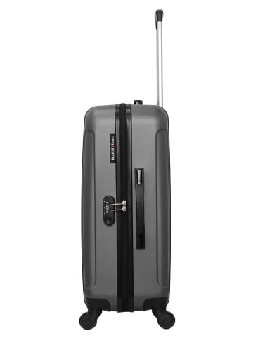 BlueStar Hardcase-Trolley "Napoli" in Anthrazit - (B)41 x (H)65 x (T)26 cm