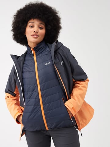 Regatta 3in1-Funktionsjacke "Wentwood VIII" in Orange/ Anthrazit