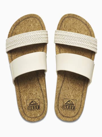 Reef Klapki "Cushion Vista Hi" w kolorze kremowym
