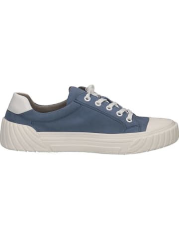 Caprice Skórzane sneakersy w kolorze niebieskim