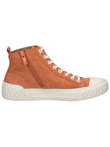 Caprice Leder-Sneakers in Orange