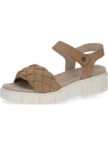 Caprice Leder-Sandaletten in Braun