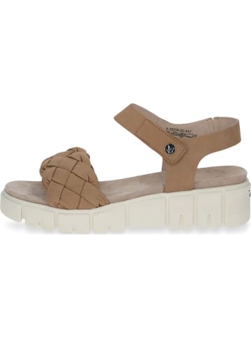 Caprice Leren haksandalen bruin