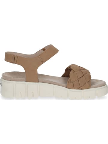 Caprice Leren haksandalen bruin