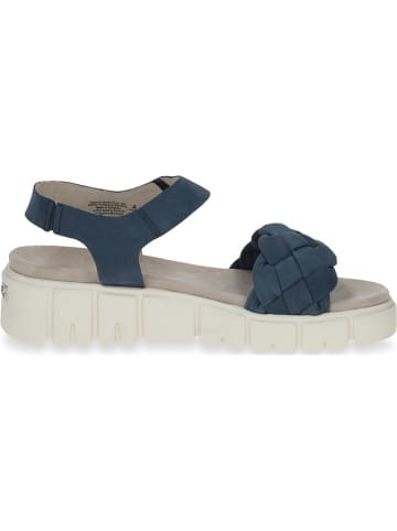 Caprice Leren haksandalen donkerblauw