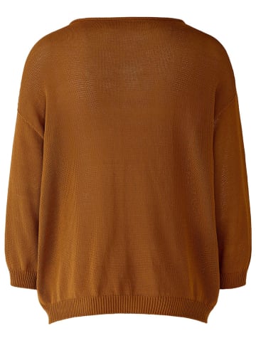 Oui Sweter w kolorze karmelowym