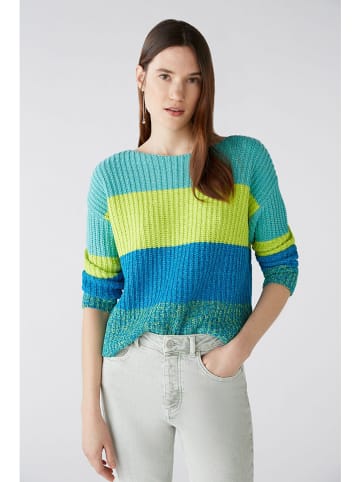 Oui Sweter w kolorze turkusowo-zielono-niebieskim