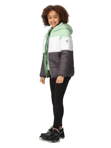 Regatta Doorgestikte jas "Lofthouse VII" turquoise/wit/grijs