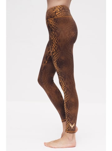 Kismet Yoga-Leggings "Ganga" in Braun