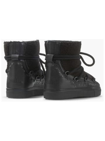INUIKII Leder-Boots "Curly Rock" in Schwarz