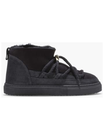 INUIKII Leder-Winterboots "Classic Low" in Schwarz