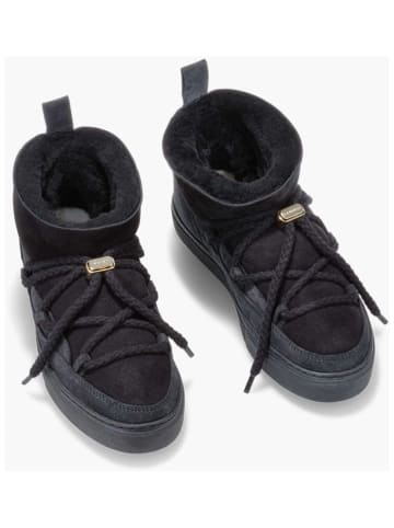 INUIKII Leder-Winterboots "Classic Low" in Schwarz