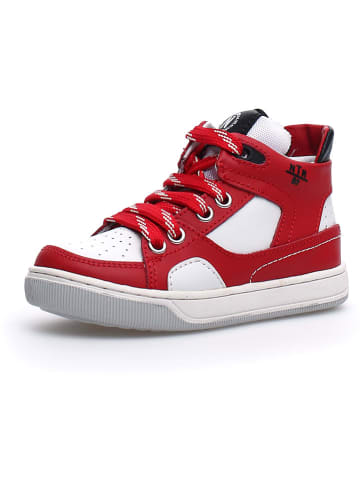 Naturino Sneakersy w kolorze czerwono-białym