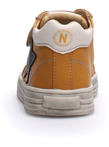Naturino Skórzane sneakersy w kolorze jasnobrązowym