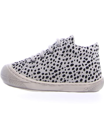 Naturino Leder-Lauflernschuhe "Cocoon" in Schwarz/ Weiß