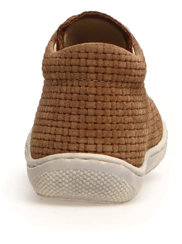 Naturino Skórzane buty "Cocoon" w kolorze brązowym do nauki chodzenia