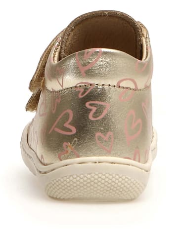 Naturino Leren loopleerschoenen "Cocoon" goudkleurig