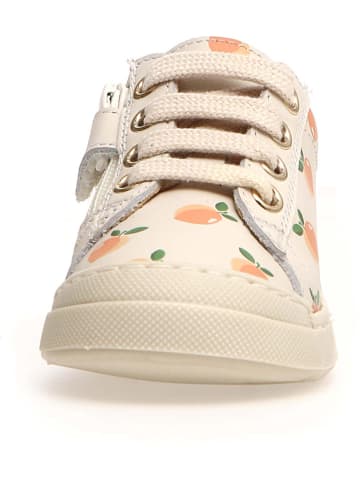 Naturino Leder-Sneakers "Eindhoven" in Creme