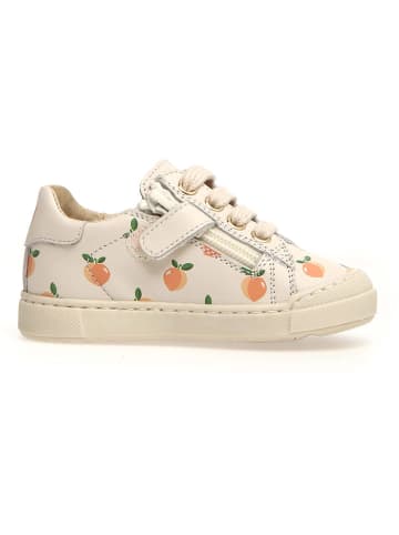 Naturino Leder-Sneakers "Eindhoven" in Creme