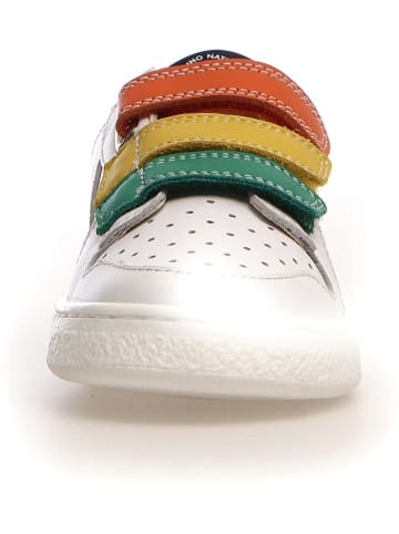 Naturino Skórzane sneakersy "Theral" w kolorze białym