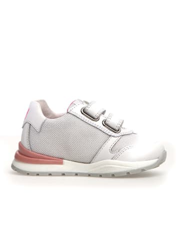 Naturino Leren sneakers wit/roze