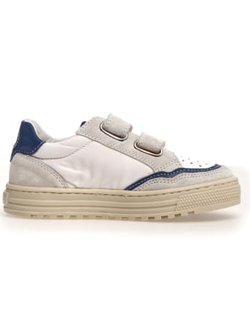 Naturino Skórzane sneakersy "Ariton" w kolorze biało-szarym