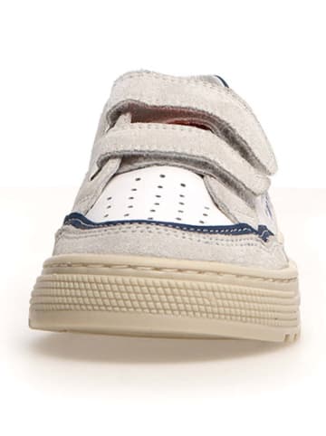 Naturino Skórzane sneakersy "Ariton" w kolorze biało-szarym