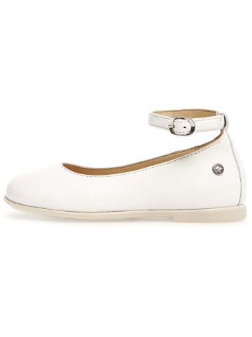 Naturino Skórzane baleriny "Alpoma" w kolorze białym