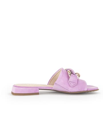 Gabor Leren slippers lila