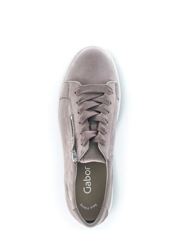 Gabor Leren sneakers taupe