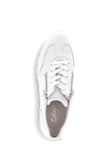 Gabor Leren sneakers wit/grijs