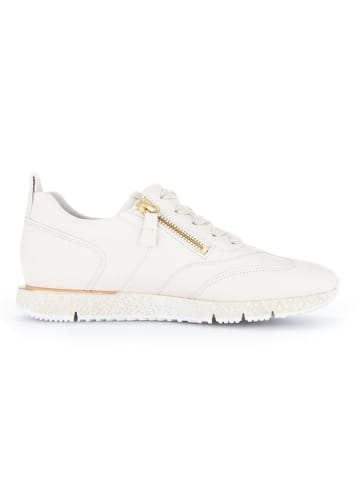 Gabor Leder-Sneakers in Creme