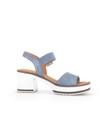 Gabor Leder-Sandaletten in Blau