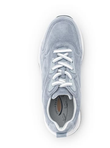 Gabor Skórzane sneakersy w kolorze błękitnym