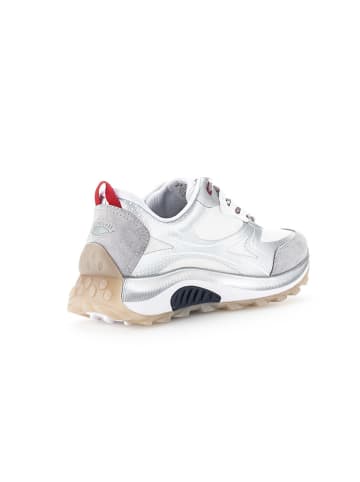 Gabor Sneakers in Weiß/ Grau