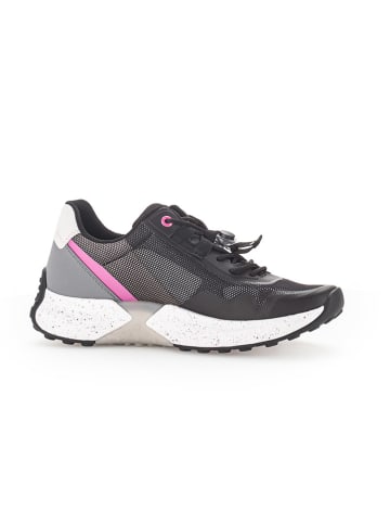 Gabor Sneakers in Schwarz/ Weiß/ Pink
