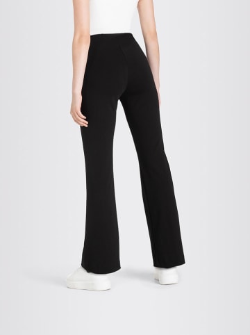 MAC Spodnie "Flare" w kolorze czarnym