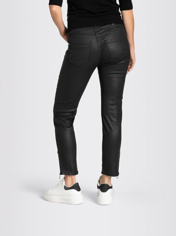 MAC Spodnie "Rich" - Slim fit - w kolorze czarnym