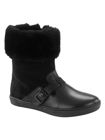 Birkenstock Leder-Boots "Stearling" in Schwarz