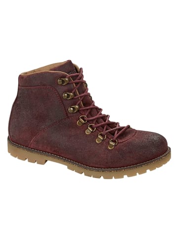 Birkenstock Leren boots "Jackson" bordeaux