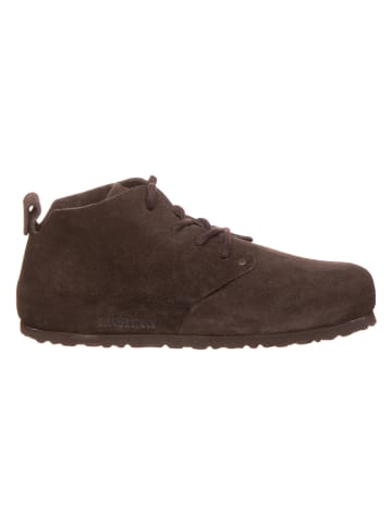 Birkenstock Leder-Schnürschuhe "Dundee" in Braun - Weite S